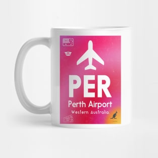 PER PERTH Australia airport Mug